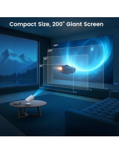 Mini Proyector Portátil Tecaki X3 1080P HD WiFi Bluetooth 2