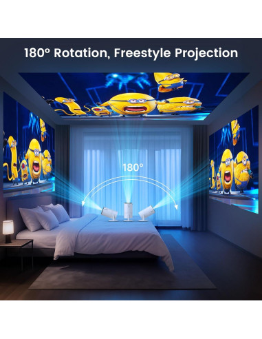 Mini Proyector Portátil Tecaki X3 1080P HD WiFi Bluetooth