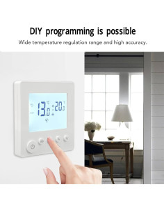 Termostato Inteligente Programable Asixxsix para Calefacción de Suelo 2