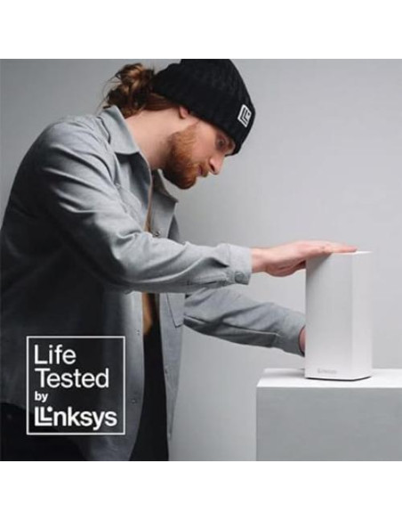 Sistema Mesh WiFi 6 Linksys MX8400 | Cobertura 500 m | 2 Unidades