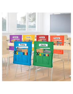 Organizador de Sillas Phepetroll 24 PCS Multicolor 38.9x49 cm