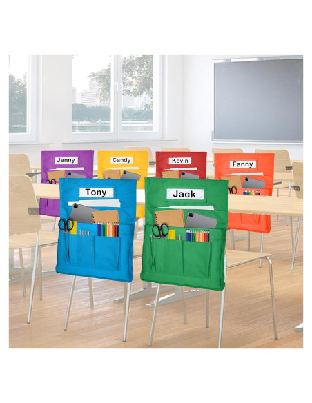 Organizador de Sillas Phepetroll 24 PCS Multicolor 38.9x49 cm