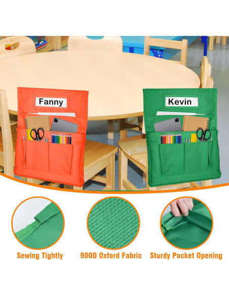 Organizador de Sillas Phepetroll 24 PCS Multicolor 38.9x49 cm