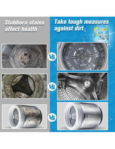 Limpiador de Lavadora FOAMSPLASHS Foam 6 Tabletas 120g Azul