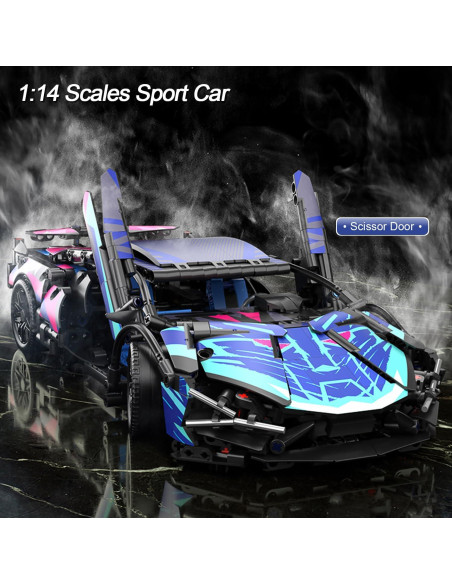 Bloques de Construcción Auto Deportivo PinkBee 1:14 1314 Piezas