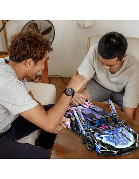 Bloques de Construcción Auto Deportivo PinkBee 1:14 1314 Piezas