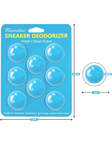 Bolas Desodorantes MAXIMILIAN 8 Piezas para Zapatos y Armarios