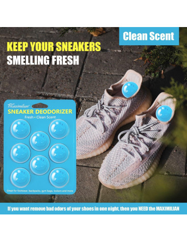 Bolas Desodorantes MAXIMILIAN 8 Piezas para Zapatos y Armarios