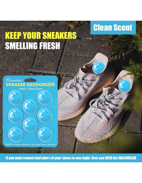Bolas Desodorantes MAXIMILIAN 8 Piezas para Zapatos y Armarios