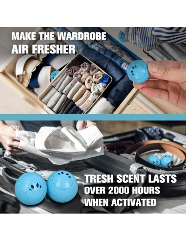 Bolas Desodorantes MAXIMILIAN 8 Piezas para Zapatos y Armarios