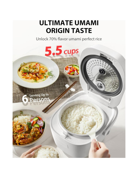 Olla Arrocera TOSHIBA RC-10DRUNA 5.5 Tazas 15 Funciones