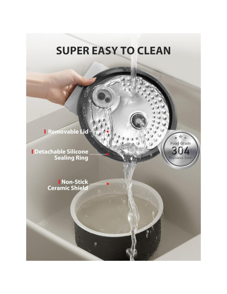 Olla Arrocera TOSHIBA RC-10DRUNA 5.5 Tazas 15 Funciones