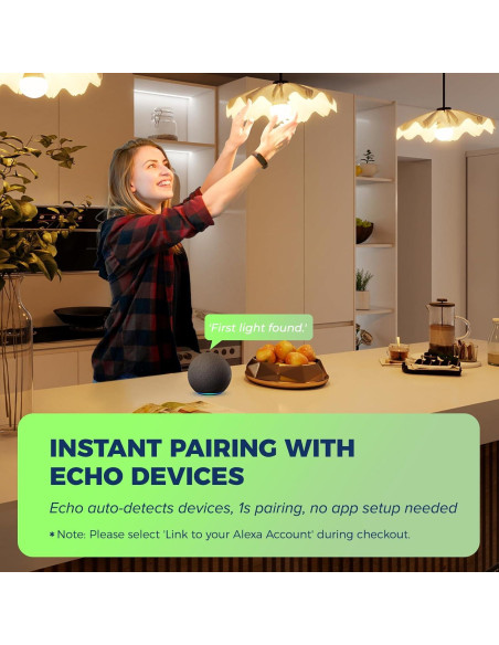 Bombillas Inteligentes Matter 100W E26 WiFi RGB 1350LM 4PCS