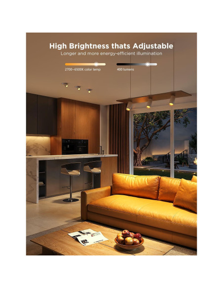 Bombilla Inteligente Govee GU10 RGBWW 400LM Paquete de 4