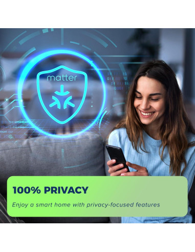 Bombillas Inteligentes Matter 100W E26 WiFi RGB 1350LM 4PCS