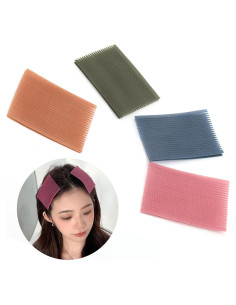 Almohadillas para Cabello 16 PCS Snmzlc - Rosa, Café, Verde y Azul