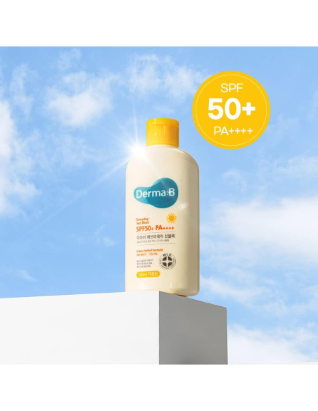 Derma B Protector Solar SPF50+ PA++++ 200ml Hidratante Ligero