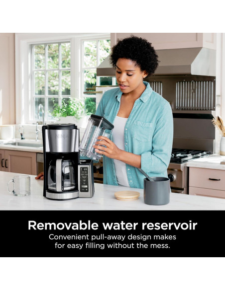Cafetera Programable Ninja CE251 12 Tazas Acero Inoxidable
