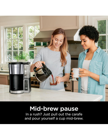 Cafetera Programable Ninja CE251 12 Tazas Acero Inoxidable