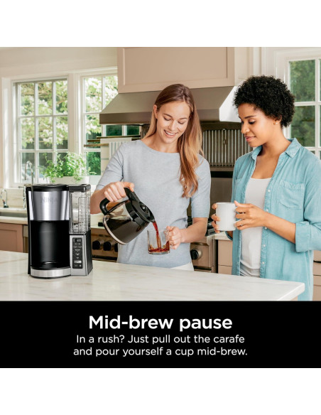 Cafetera Programable Ninja CE251 12 Tazas Acero Inoxidable