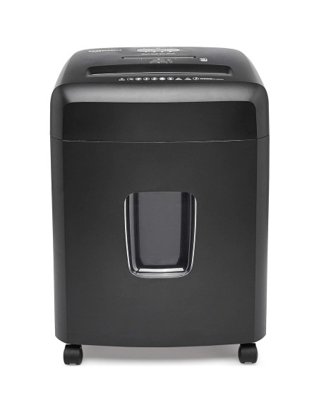 Trituradora de Papel Amazon Basics 15 Hojas Corte Cruzado
