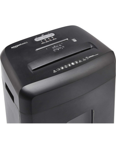 Trituradora de Papel Amazon Basics 15 Hojas Corte Cruzado