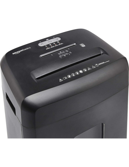 Trituradora de Papel Amazon Basics 15 Hojas Corte Cruzado
