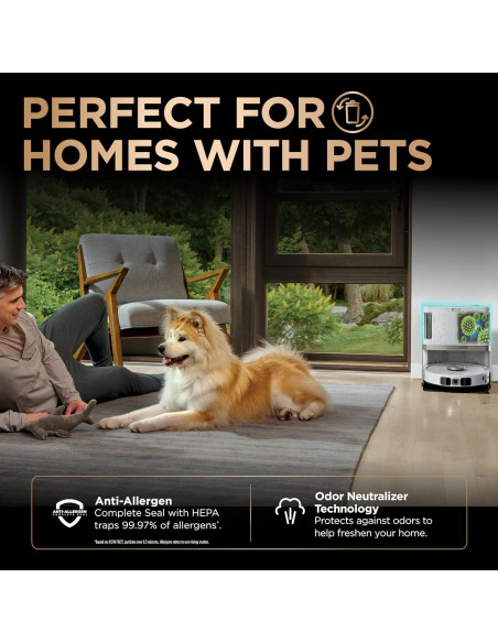 Aspiradora Robot Shark AV2800ZE, autovaciado, 60 días Aspiradora Robot Shark AV2800ZE, autovaciado, 60 días