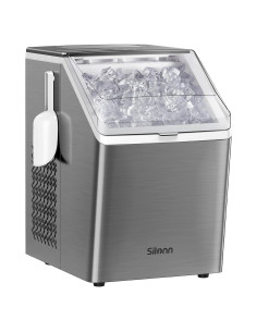 Máquina de Hielo Silonn SLIM31T, 19.96 kg/día, Auto Limpieza