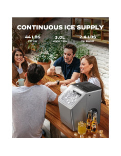 Máquina de Hielo Silonn SLIM31T, 19.96 kg/día, Auto Limpieza 2