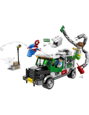 LEGO Superhéroes Robo de Camión Doc Ock 3 minifiguras