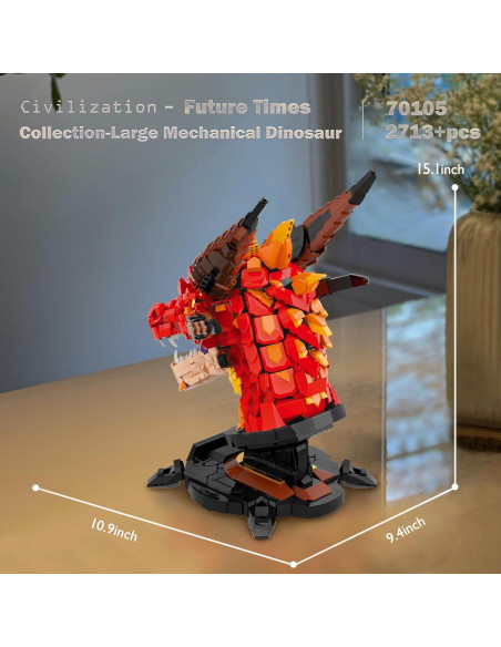 Conjunto de Bloques de Construcción Dragón JMBricklayer 70105