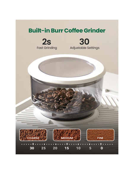 Máquina de café COUPLUX Espresso Doble Caldera 13.56kg