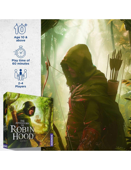 Juego de Mesa Las Aventuras de Robin Hood | Kosmos | 2-4 Jugadores