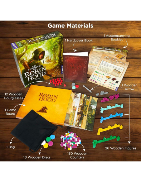 Juego de Mesa Las Aventuras de Robin Hood | Kosmos | 2-4 Jugadores
