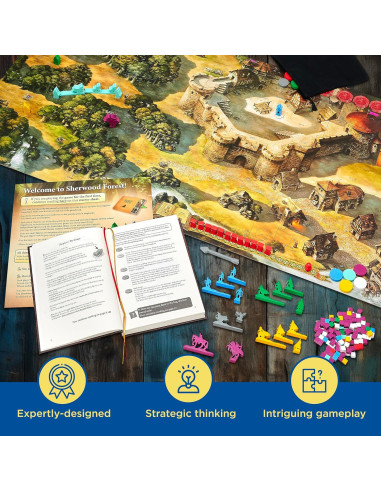 Juego de Mesa Las Aventuras de Robin Hood | Kosmos | 2-4 Jugadores