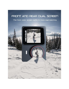 Cámara de acción Apexcam X80PRO 4K 60FPS impermeable 40m 2