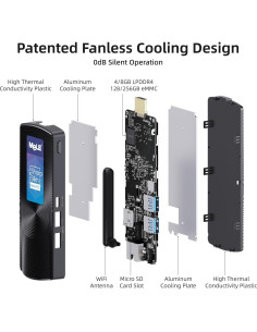 Mini PC Stick MeLE PCG02 J4125 8GB 256GB 4K HDMI 2
