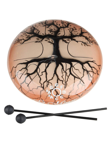 Tambor de Lengua G Menor X8 Drums 11 cm Acero 8 Notas