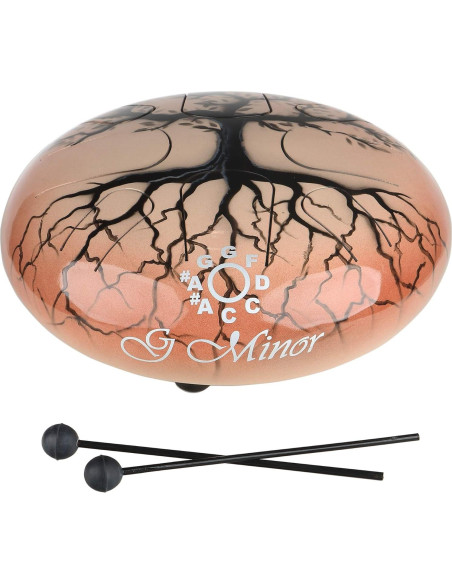 Tambor de Lengua G Menor X8 Drums 11 cm Acero 8 Notas
