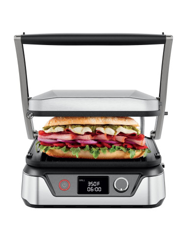 Chefman Prensa Panini 5-en-1 Acero Inoxidable Digital