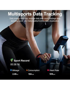 Anillo Inteligente Temdan 2025 Fitness Dorado T10 IP68 2