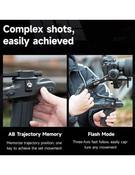 FeiyuTech SCORP-C Gimbal 3 Ejes para Cámaras DSLR 2.50 kg