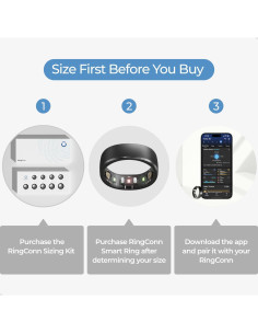 Anillo Inteligente RingConn RG-01, Salud y Fitness, Negro 10 2