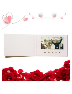 Libro de Video HD Voicegift 8GB con Tarjeta de Felicitación