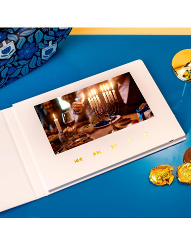 Libro de Video HD Voicegift 8GB con Tarjeta de Felicitación