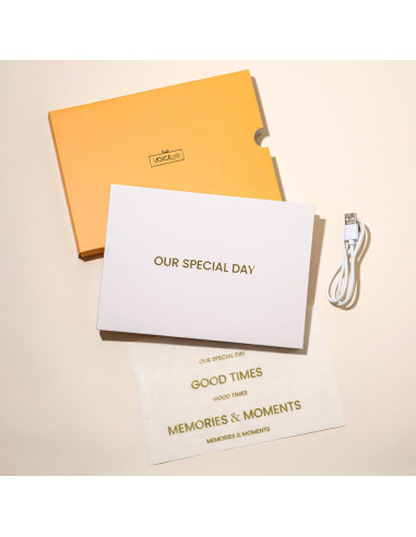 Libro de Video HD Voicegift 8GB con Tarjeta de Felicitación