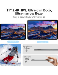 DOOGEE T30S Tableta Android 11" 16GB+256GB 8580mAh Gris 2