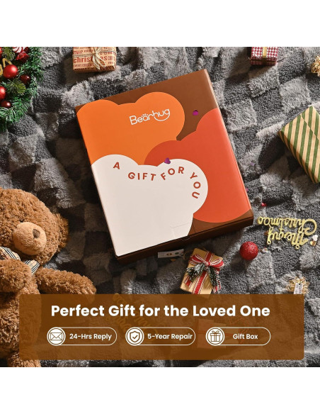 Manta Térmica Bearhug 130 x 150 cm, Eléctrica Gris Sherpa