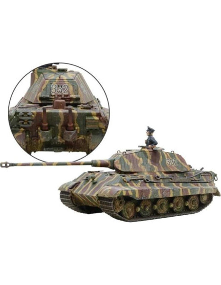 Tanque King Tiger Warlord Games 1:56 para Wargaming Militar Tanque King Tiger Warlord Games 1:56 para Wargaming Militar